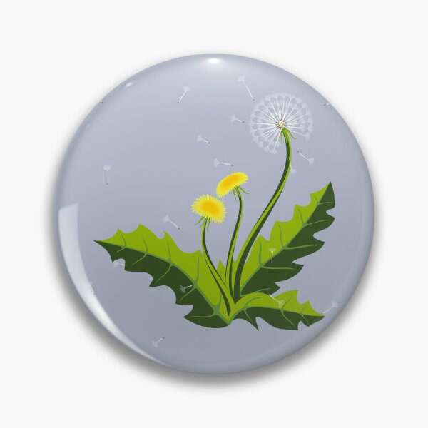 Item preview, Dandelion - white and yellow flowers  designed and sold by ReflectedCrafts.