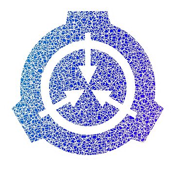 S.C.P. Logo (blue gradient) Sticker for Sale by InsaneWraith