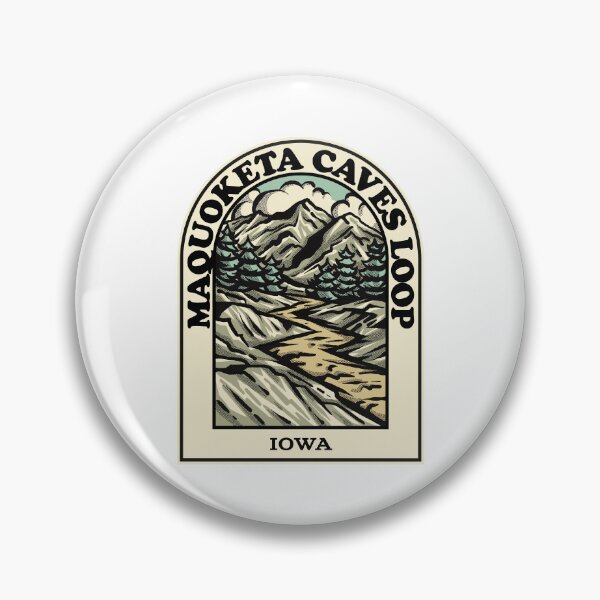 Artikelvorschau, Maquoketa Caves Loop Iowa hiking backpacking trail entworfen und verkauft von HalpinDesign.