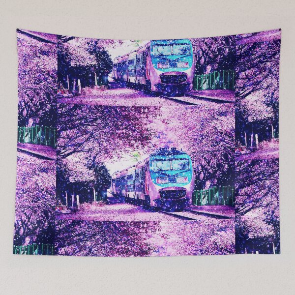 Item preview, Sakura and Japanese train designed and sold by vanyadesign.
