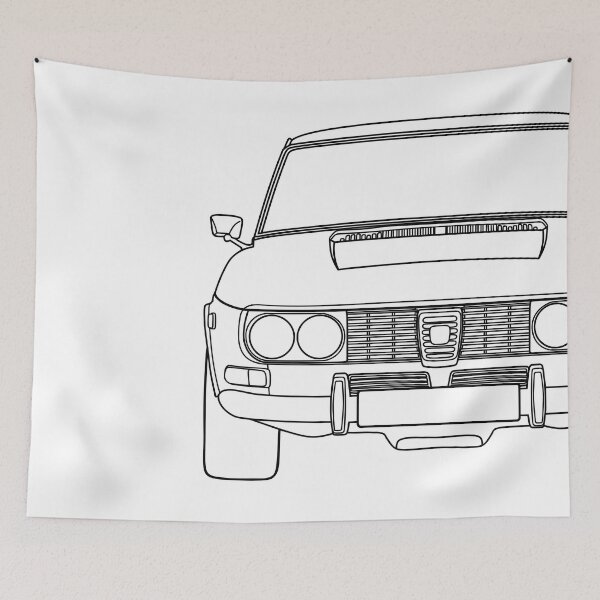 Item preview, Saab 99 black lines designed and sold by EdimDesign.