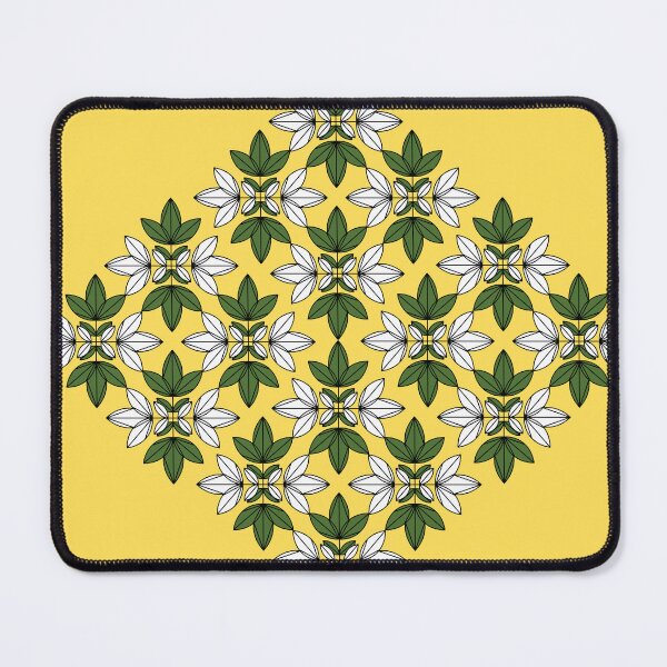 Item preview, Green White Diamond Flowers designed and sold by ckylin.