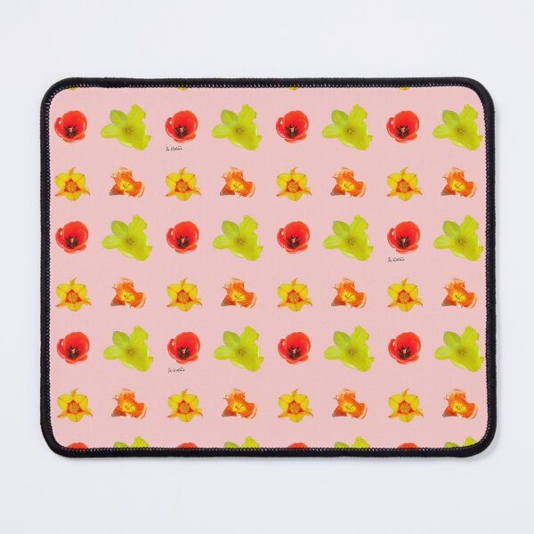 Item preview, Tulipes sur fond rose quartz designed and sold by AHELENE.