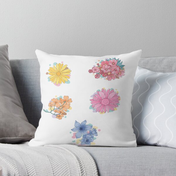 Item preview, Colorful Pretty Mix of Flower sticker pack with boquets  gift for wife gift for gilfriend gift for flower lovers for mom designed and sold by GhostAmine.