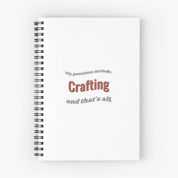 Item preview, Crafting is my passion designed and sold by cooldesignsalot.