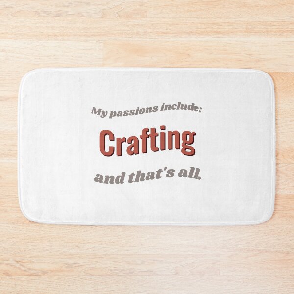 Item preview, Crafting is my passion designed and sold by cooldesignsalot.
