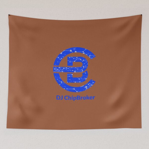 Item preview, DJ Chip Broker Logo Blue Classic T-Shirt designed and sold by SebastiaBrand.