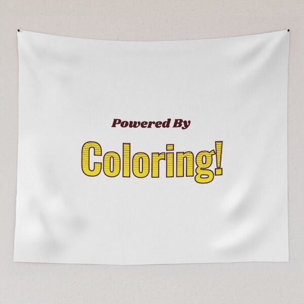 Item preview, Powered By Coloring designed and sold by cooldesignsalot.