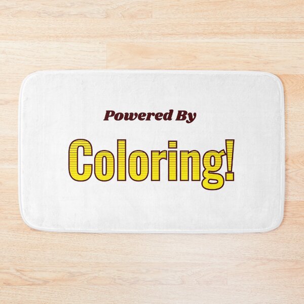 Item preview, Powered By Coloring designed and sold by cooldesignsalot.