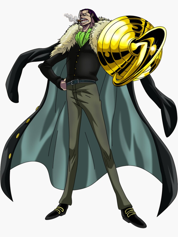 "Crocodile one piece1484.png" Sticker by BrendQKovacek Redbubble