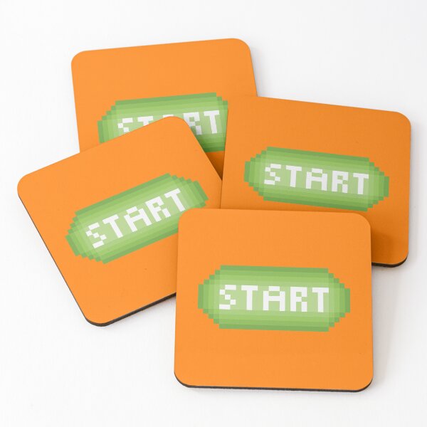 Item preview, pixel start button green designed and sold by therkmr.