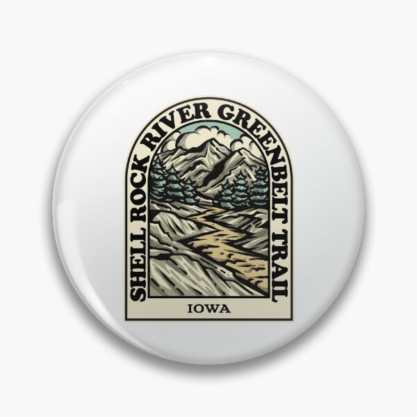 Artikelvorschau, Shell Rock River Greenbelt Trail Iowa hiking backpacking trail entworfen und verkauft von HalpinDesign.