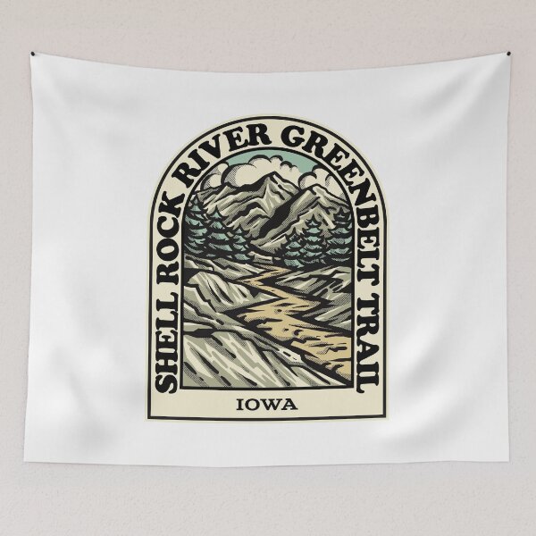 Item preview, Shell Rock River Greenbelt Trail Iowa hiking backpacking trail designed and sold by HalpinDesign.