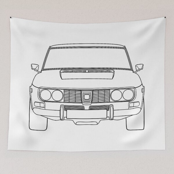 Item preview, Saab 99 black lines designed and sold by EdimDesign.