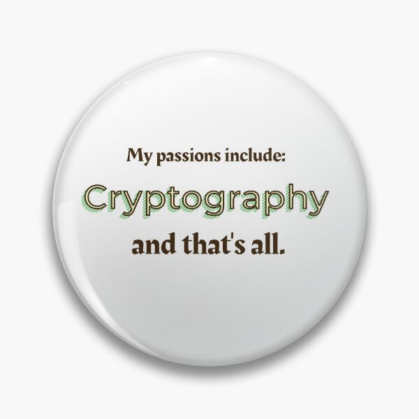 Item preview, Cryptography is my passion designed and sold by cooldesignsalot.