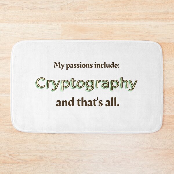 Item preview, Cryptography is my passion designed and sold by cooldesignsalot.