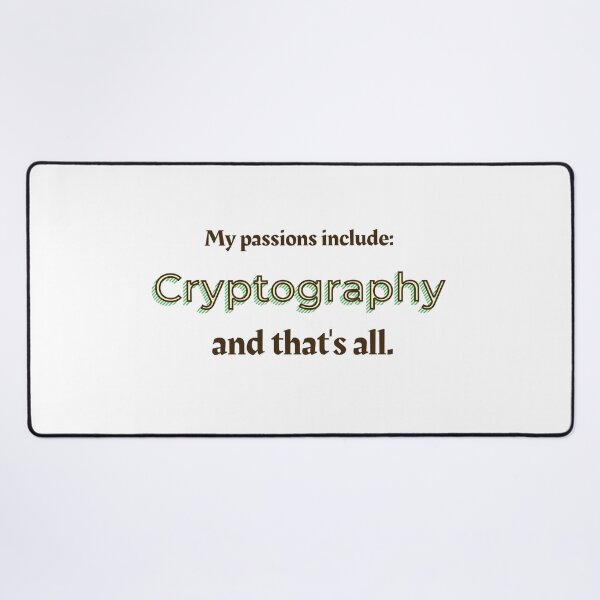 Item preview, Cryptography is my passion designed and sold by cooldesignsalot.