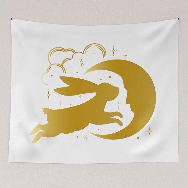 Item preview, Moon Gazing Hare designed and sold by 397HOUSE Your happy time.