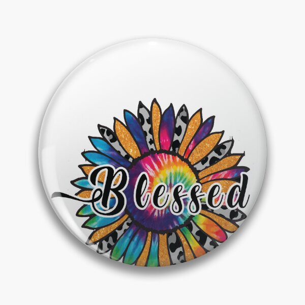 Item preview, COLORFUL HIPPIE "Blessed" SUNFLOWER WITH LEOPARD PATTER AND PSYCHEDILIC COLORS Essential Tshirt gift for wife gift for gilfriend gift for flower lovers for botanists  designed and sold by GhostAmine.