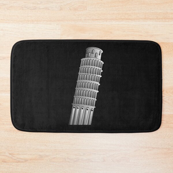 Item preview, Leaning Tower Of Pisa Design Silver  T-Shirt designed and sold by DennisTesta.