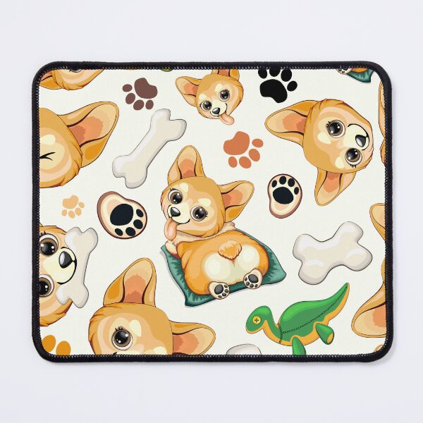 Item preview, Corgi Korgi Pet Dog Cute Character pattern designed and sold by BluedarkArt.