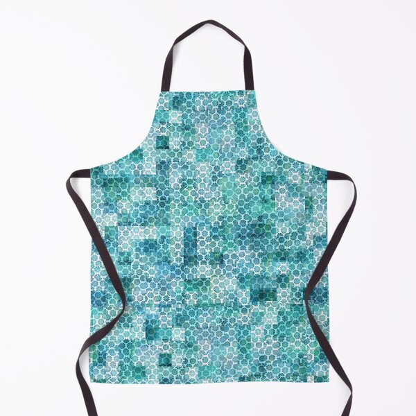 Item preview, Flowers in geometric background pattern designed and sold by AleFairyland.