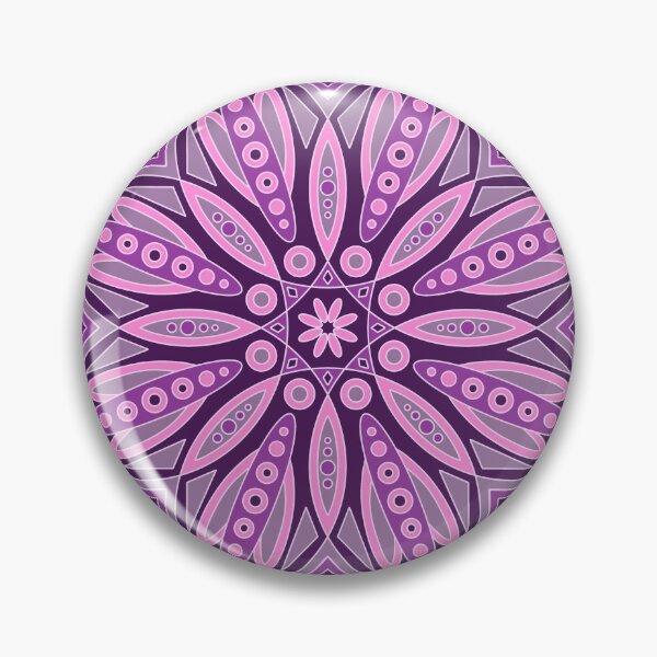 Item preview, Plum Shortbread Mandala designed and sold by Allison Stockslager.