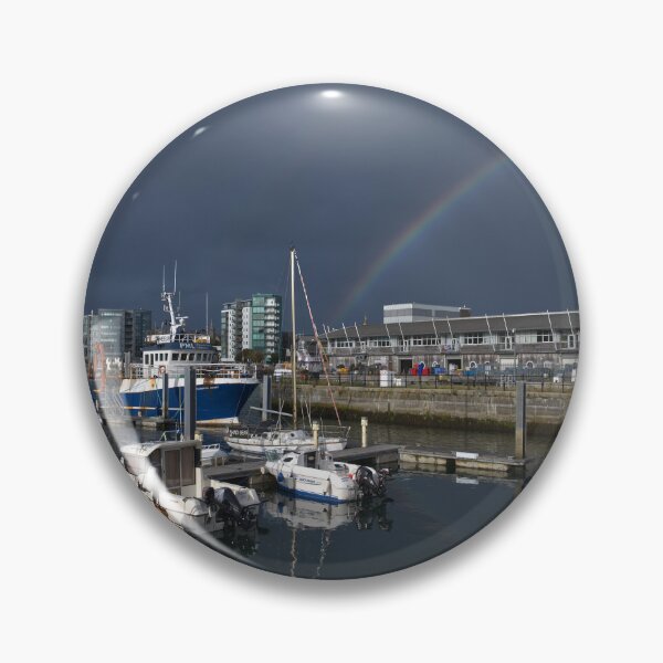 Item preview, Double Rainbow over Sutton Harbour designed and sold by days-photographic.