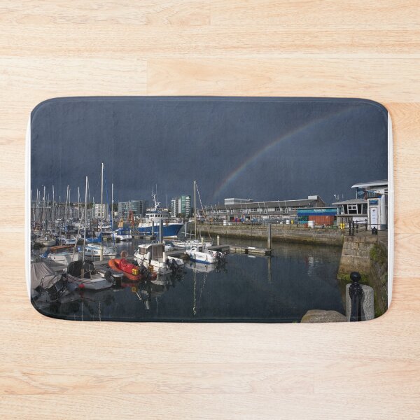 Item preview, Double Rainbow over Sutton Harbour designed and sold by days-photographic.