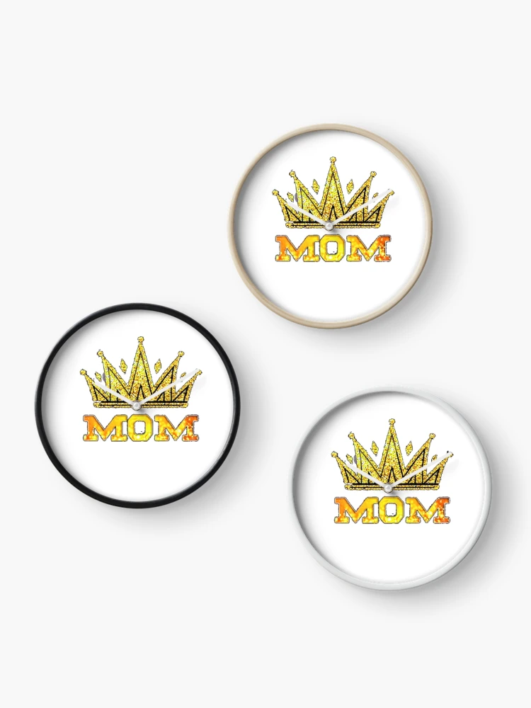 Thumbnail 3 of 4, Clock, MOM designed and sold by UnityVerse.