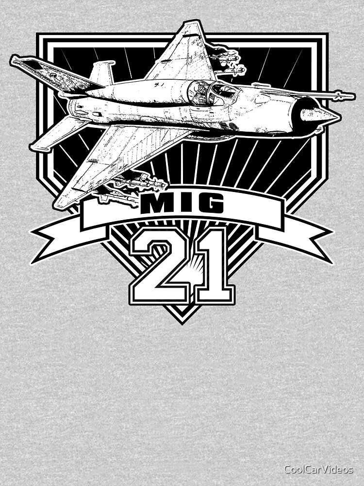 MIG-21 Fishbed 1960's Fighter Aircraft T-shirt 