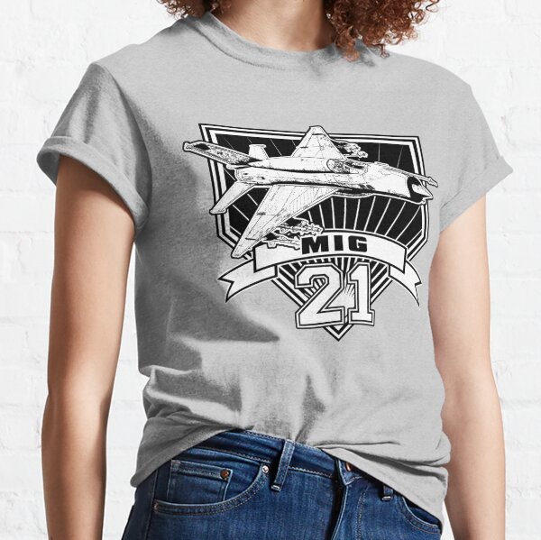 : MIG-21 Fishbed T-Shirt : Clothing, Shoes & Jewelry