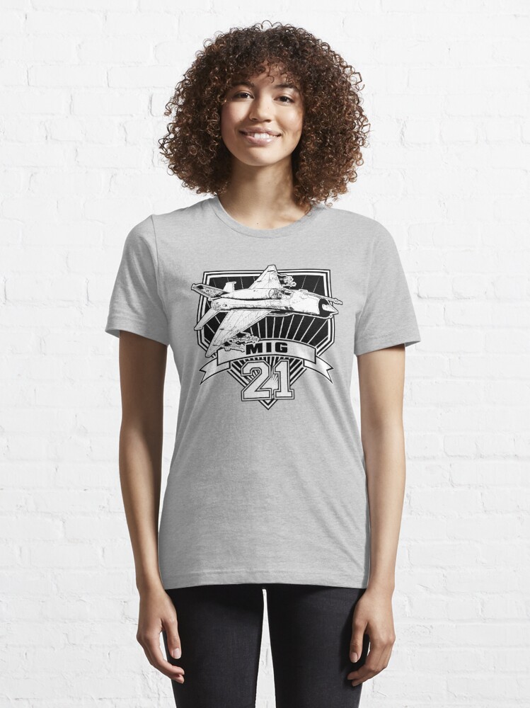 : Womens Mig-21 Fishbed V-Neck T-Shirt : Clothing, Shoes & Jewelry