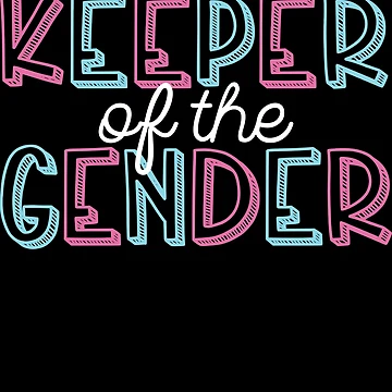 Imagen de la obra Keeper Of The Gender Reveal Party Keeper Of The Gender Gear de DynamicDesign