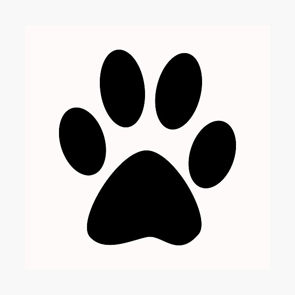 Artikelvorschau, Hundepfote einfach entworfen und verkauft von Pixelish.