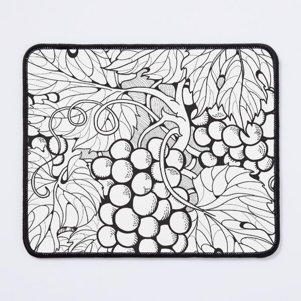 Item preview, Bunch of grapes. Line art drawing designed and sold by fairytaleprints.