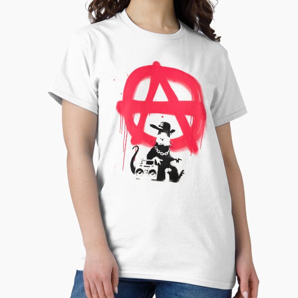 Item preview, Hip Hop Rat Anarchy Stencil Art - Banksy designed and sold by WE-ARE-BANKSY.