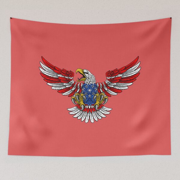 Item preview, Bald eagle with American flag | Independence Day celebration  designed and sold by KoopTroop ⭐⭐⭐⭐⭐.