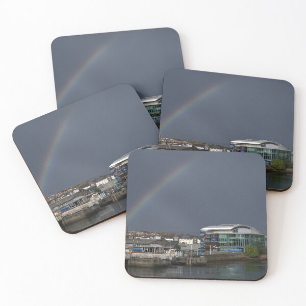 Item preview, Rainbow over Sutton Harbour designed and sold by days-photographic.