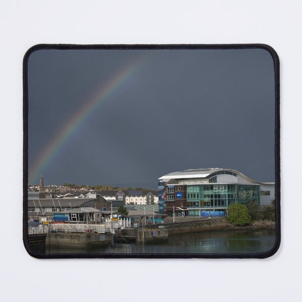 Item preview, Rainbow over Sutton Harbour designed and sold by days-photographic.