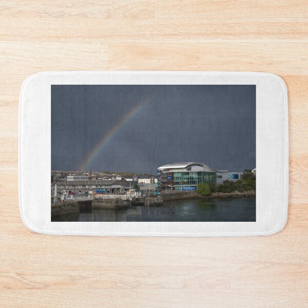 Item preview, Rainbow over Sutton Harbour designed and sold by days-photographic.