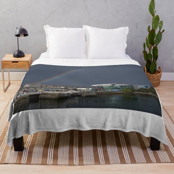 Item preview, Rainbow over Sutton Harbour designed and sold by days-photographic.