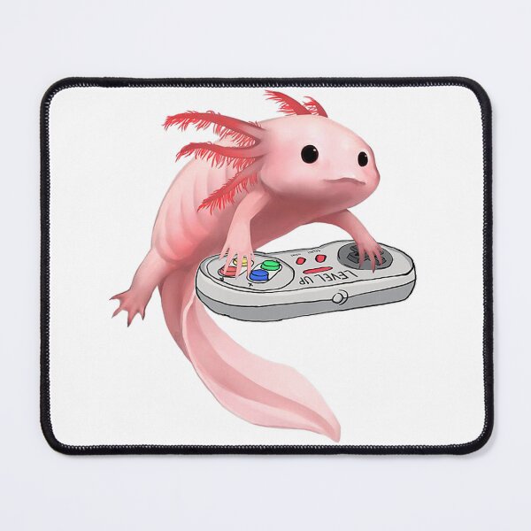 Item preview, Axolotl Fish Playing Video Game  designed and sold by abstract-shapes.