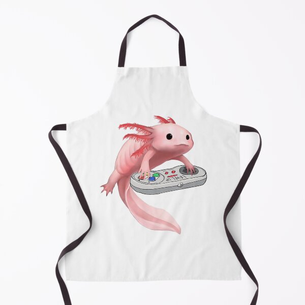 Item preview, Axolotl Fish Playing Video Game designed and sold by abstract-shapes.