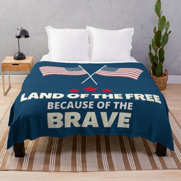 Item preview, Land Of The Free Because Of The Brave designed and sold by Lounaadam.