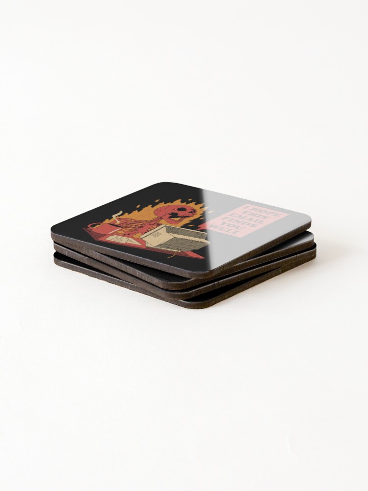 Thumbnail 4 of 5, Coasters (Set of 4), You Got Mail designed and sold by DinoMike.