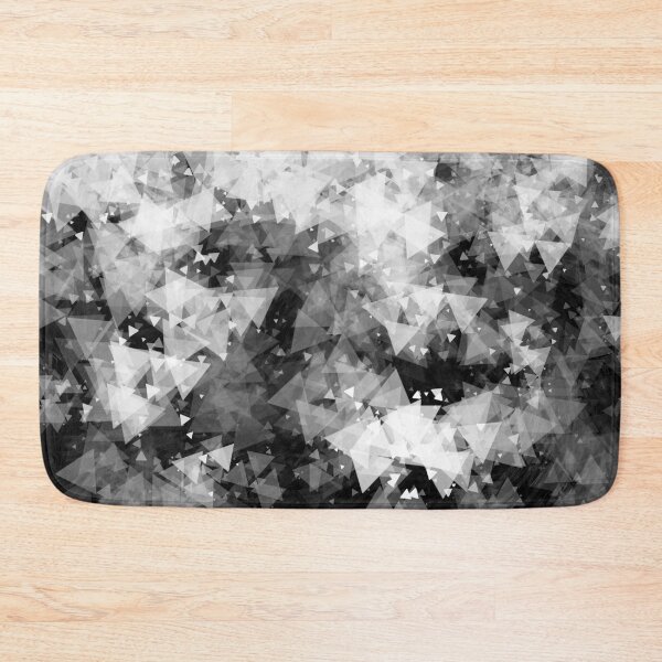 Item preview, Snow (monochrome geometric abstract) designed and sold by Nataliya-Pryk.
