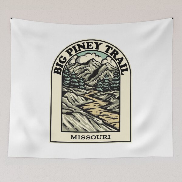 Item preview, Big Piney Trail Missouri hiking backpacking trail designed and sold by HalpinDesign.