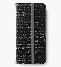 Teen Wolf - Stiles - Wake up Pattern iPhone Wallet/Case/Skin