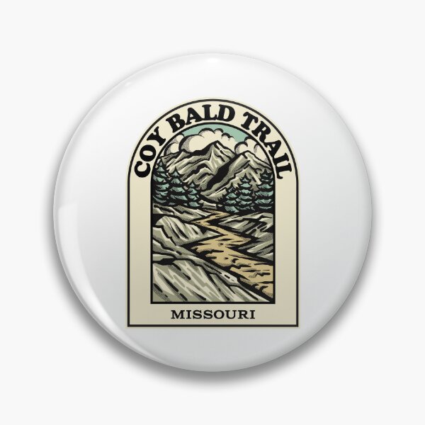 Item preview, Coy Bald Trail Missouri hiking backpacking trail designed and sold by HalpinDesign.